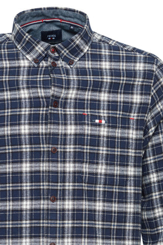 FQ1924 Check Shirt Blue