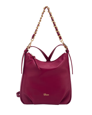 Alps Curved Zip Crossbody Bag Cherry