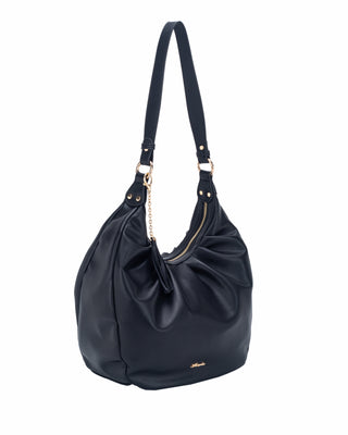 Oriole Large Soft Hobo Bag Black