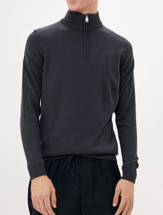 Redwood Half Zip Jumper Charcoal