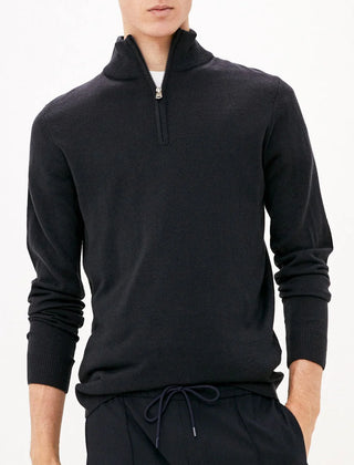 Redwood Half Zip Jumper Dark Navy