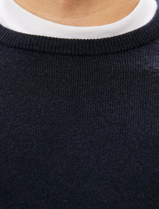 Badger Soft Crew Neck Dark Navy