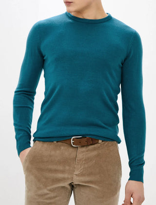 Badger Soft Crew Neck Kingfisher Blue