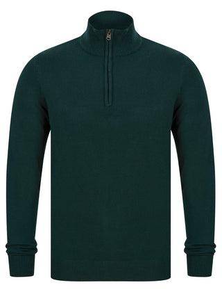 Redwood Half Zip Jumper Evergreen