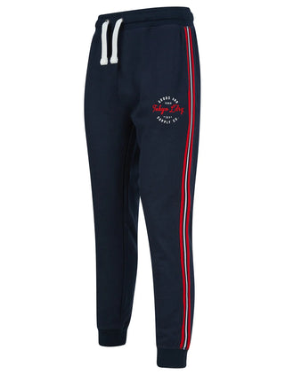 Taper Cuffed Tracksuit Pants Navy Marl