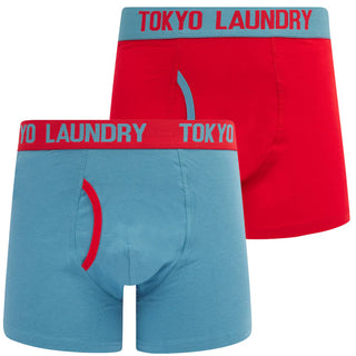 Budworth 2 Pack Boxers Red Grey