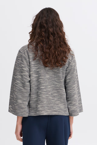 Carilina Cardigan | Navy Blazer Mix