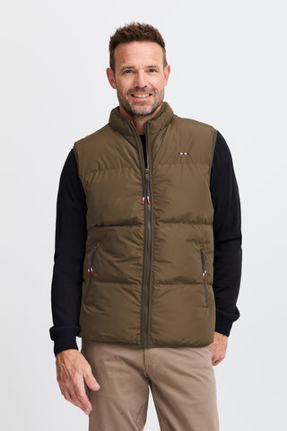 Vinncent Padded Bodywarmer Major Brown