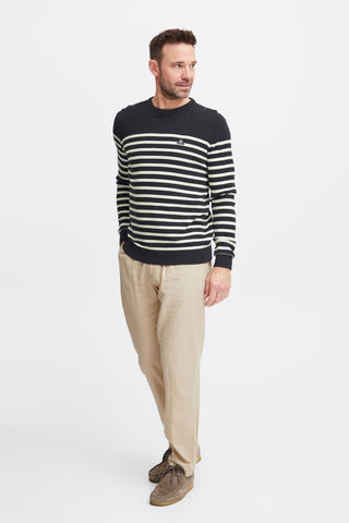 FQ1924 Crew Neck Jumper Navy