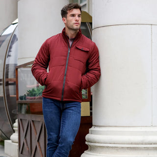 Kenrow Tommy Jacket Maroon Melange