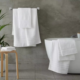 Zero Twist Cotton Towel | White