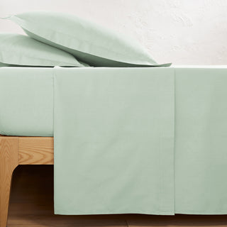 Lansfield Easy Iron Percale Sheets | Sage