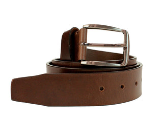 Frankfurt Leather Jeans Belt Coffee