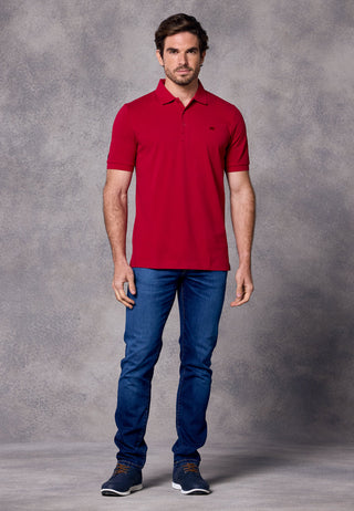 Rivet & Denim Mountain Polo | Red