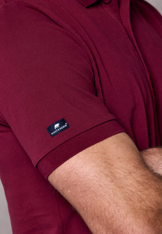 Rivet & Denim Mountain Polo | Burgundy