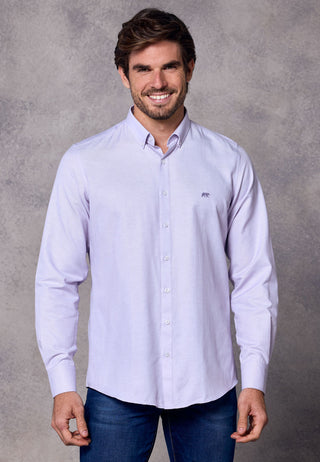 Rivet & Denim Oxford Shirt | Lilac