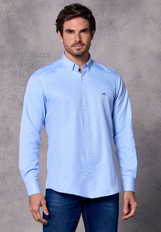 Rivet & Denim Oxford Shirt | Sky