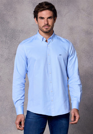 Rivet & Denim Oxford Shirt | Sky