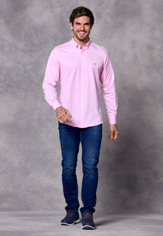 Rivet & Denim Oxford Shirt | Rose