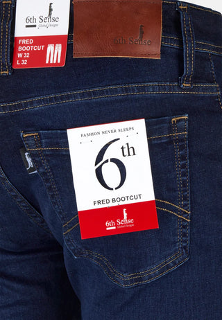 6th Sense Fred Bootcut Prussian Blue