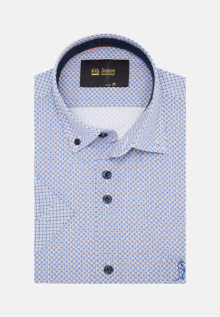 6th Sense Short Sleeve Regular-fit button-down Shirt Print #3