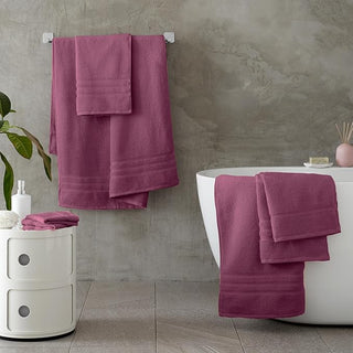 Zero Twist Cotton Towel | Raspberry