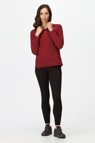 Women's Montes Lightweight Half-Zip Fleece Rumba Red