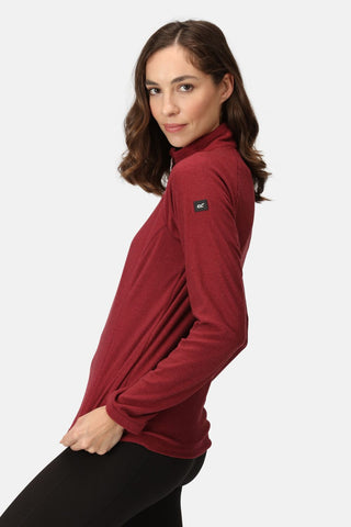 Women's Montes Lightweight Half-Zip Fleece Rumba Red