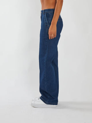 Diesel  Cara Wide Leg Blue Indigo