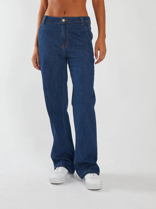 Diesel  Cara Wide Leg Blue Indigo