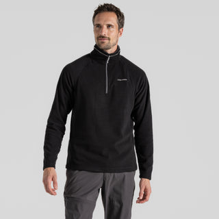 Men's Corey Half Zip Fleece Black