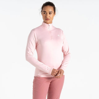 Women's Lowline II Half Zip Lightweight Core Stretch Midlayer Rose Pink