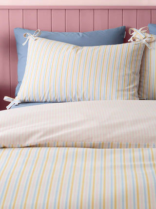 Brighton Stipe Duvet Cover Set | Pastel