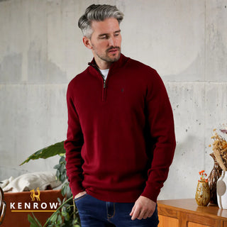 Kenrow Gerry Half Zip Ruby