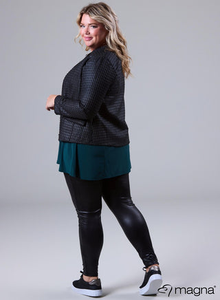 Rosie Textured Jacket Black