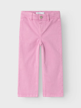 Polly Wide Leg Jean Fuchsia Pink