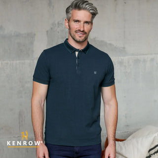 Kenrow Pedro Polo Teal Birdseye