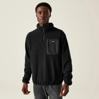 Men's Frankie Half Zip Fleece Black