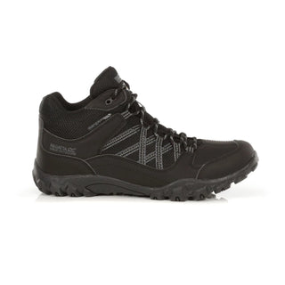 Men's Edgepoint Waterproof Mid Walking Boots Black Granite