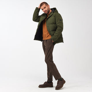 Men's Falkner Baffled Jacket Dark Khaki