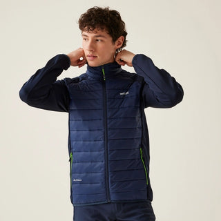 Men's Clumber IV Hybrid Jacket Navy Green Flash