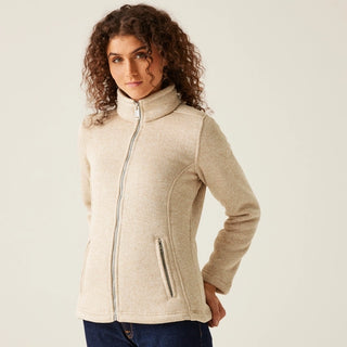 Women's Razia II Full Zip Bonded Fleece Light Vanilla Moccasin