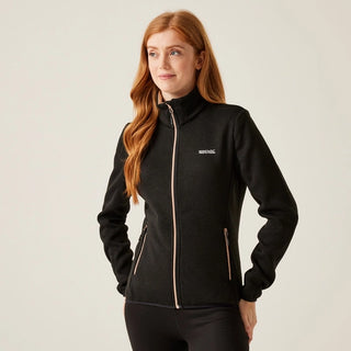 Women's Newhill Fleece Black Warm Taupe