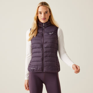 Women's Marizion Baffled Gilet Deep Plum