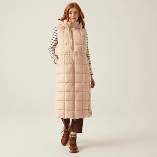 Women's Leandra Longline Bodywarmer Warm Taupe