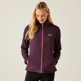 Women's Connie V Softshell Walking Jacket Deep Plum Marl