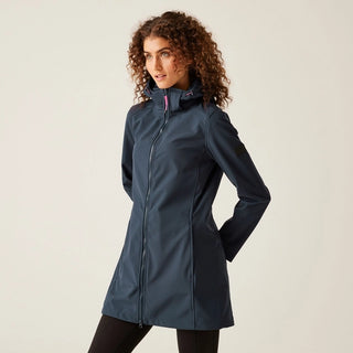 Women's Carisbrooke Softshell Jacket Navy Flamingo Pink