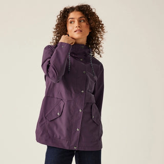 Women's Bayla Waterproof Rain Jacket Deep Plum