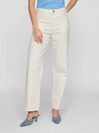 Kelly High Waist Straight Jean | Cloud Dancer