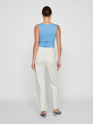 Kelly High Waist Straight Jean | Cloud Dancer